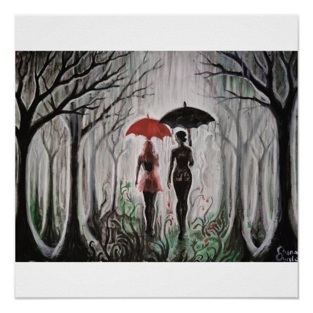 Póster Você se lembra da chuva? (Frente)
