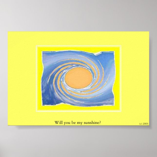 Póster Você será meu sol? (Frente)