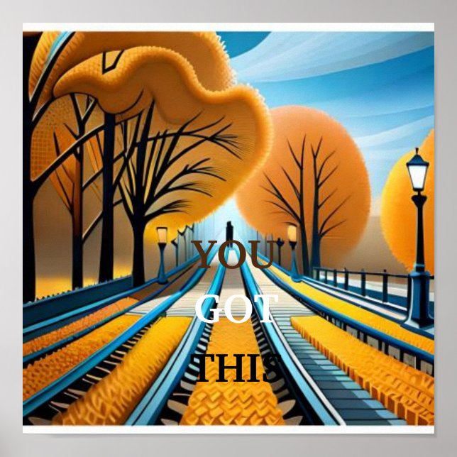 POSTER VOCÊ TEM ESSA ARTE INSPIRATIVA (Frente)