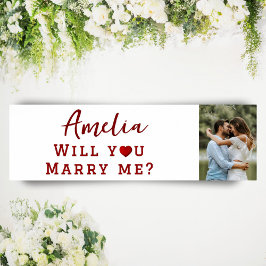 Poster Você vai se casar comigo Foto de Proposta Romântic