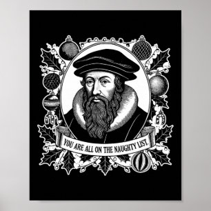 Poster Vocês Estão Todos Na Lista Travessa - John Calvin