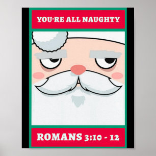 Poster Vocês São Todos Travessos Romanos 3 10 12 Natal 