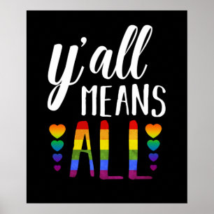Poster Vocês todos significam a Parada do Orgulho LGBT G