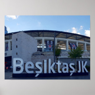 Poster Vodafone Arena, estádio de casa para Besiktas