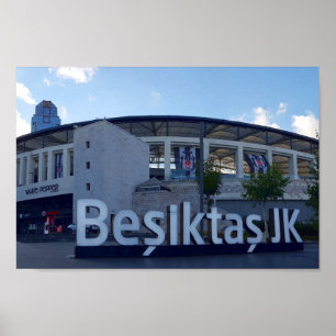 Poster Vodafone Arena, estádio de casa para Besiktas