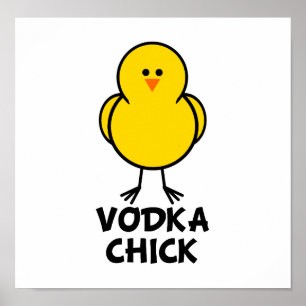 Póster Vodka Chick