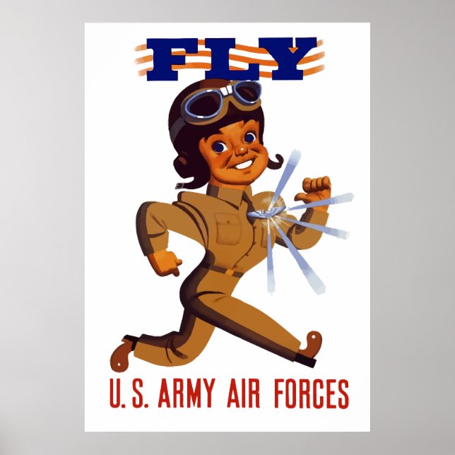 Póster VOE -- Forças Aéreas do Exército (Frente)