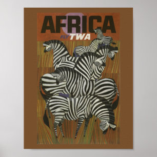 Poster Voe para a África