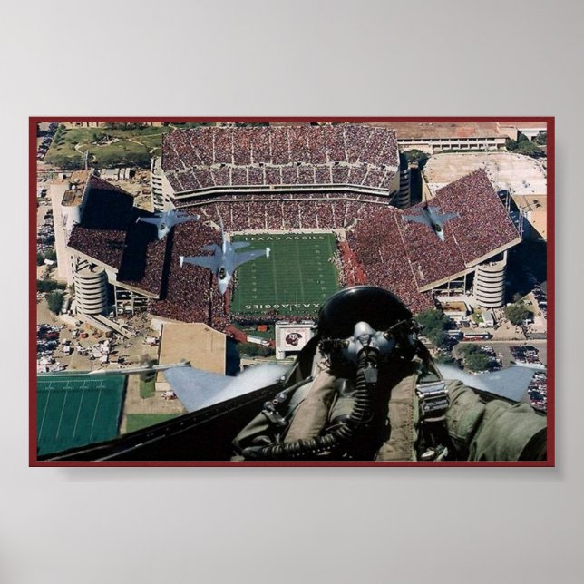 Póster Voe sobre Kyle Field (Frente)