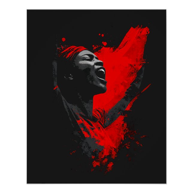 Póster Voice in Red (Frente)