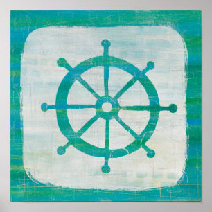 Poster Volante litoral do Aqua da arte