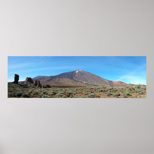 Póster Volcán del Teide - Tenerife - Canarias 1 (Frente)