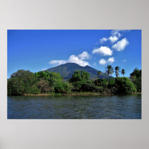 Poster Volcano Maderas