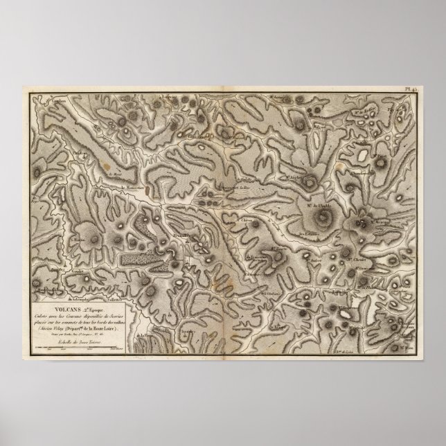 Poster Volcans Haute Loire (Frente)
