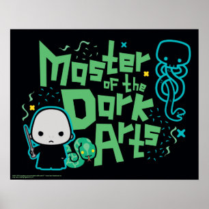 Poster Voldemort de Cartoon - Mestre das Artes Negras