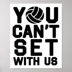 Poster Volei S Para Meninas - Você Não Pode Arrumar Conos
