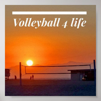Poster Voleibol 4 Life