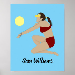 Poster Voleibol de praia