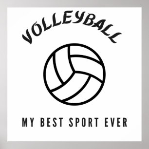 Poster Voleibol meu melhor esporte de sempre