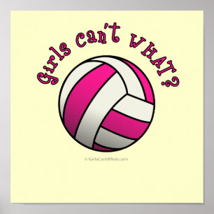 Poster Voleibol Rosa