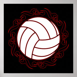 Poster voleibol tribal