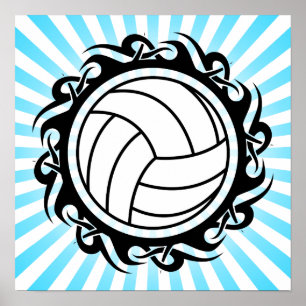 Poster voleibol tribal
