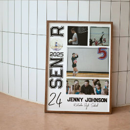 Poster Volleyball Custom Senior Night Picture