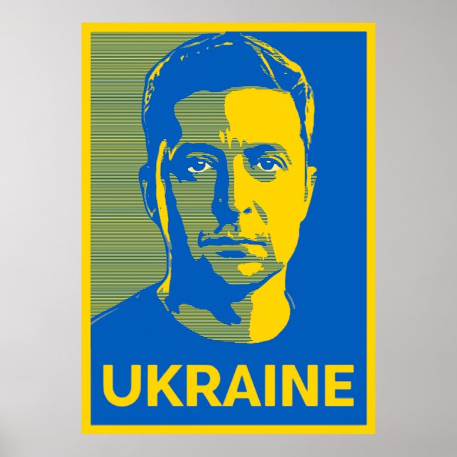 Poster Volodymyr Zelenskyy (Frente)