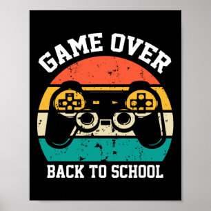 Poster Volta À Escola Jogo Engraçado Sobre O Professor Vi