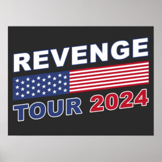 Poster Volta ao Revenge 2024: Inspiração Política Pró-Tru