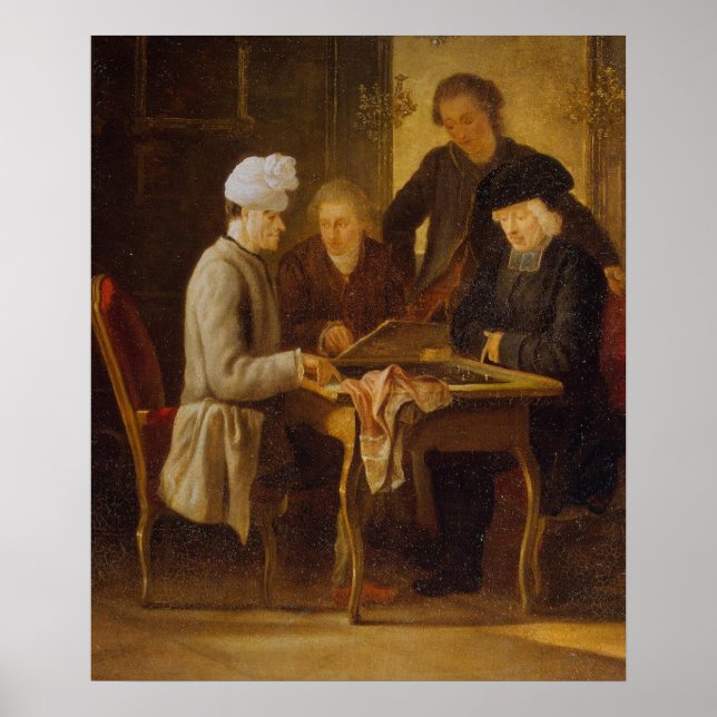 Póster Voltaire em Chess (Frente)