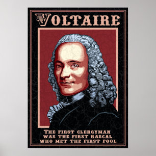 Póster Voltaire - O primeiro