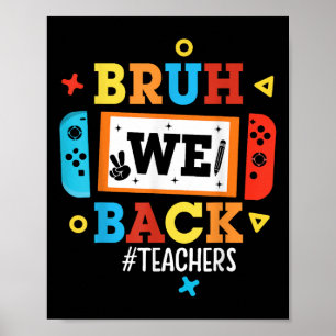 Poster Voltamos Professores De Volta às Aulas Video Game