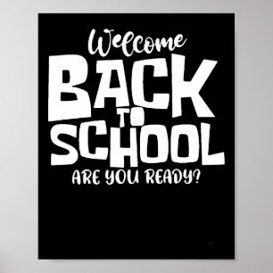 Poster Voltar À Escola 2024-2025