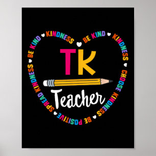 Poster Voltar ao infantário de transição do professor TK