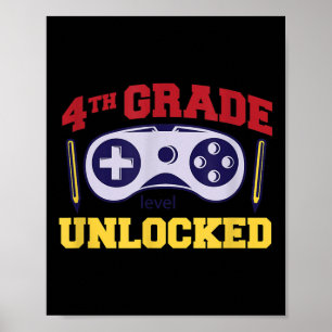 Poster Voltar às Escolas Jogo de Vídeo Desbloqueado Nível