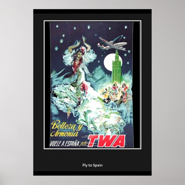 Póster Voltar para Espanha (Frente)