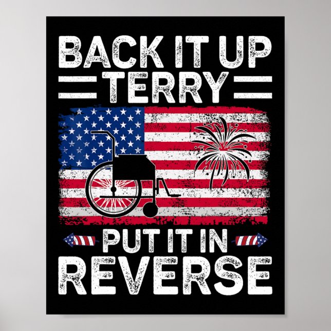 Poster Volte Terry Coloque Em Reverso Fogos de Artifício  (Frente)