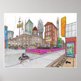 Poster Voltz City Hall em Perspectiva