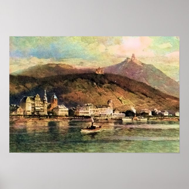 Póster Von Astuin, Koenigswinter am Rhein (Frente)