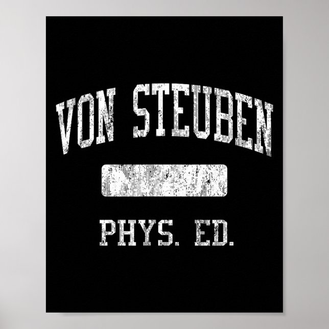 Poster Von Steuben High School Hs Chicago Il Phys Ed  (Frente)