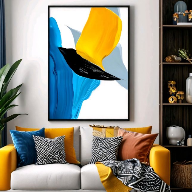 Poster Voo Abstrato (Criador carregado)