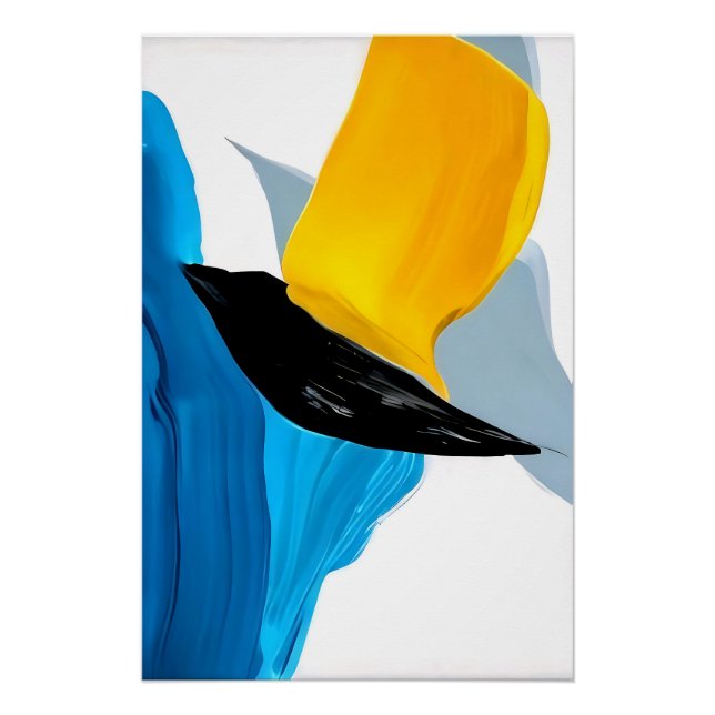 Póster Voo Abstrato (Frente)
