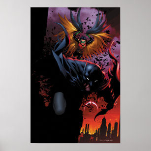 Poster Voo Batman & Robin sobre Gotham