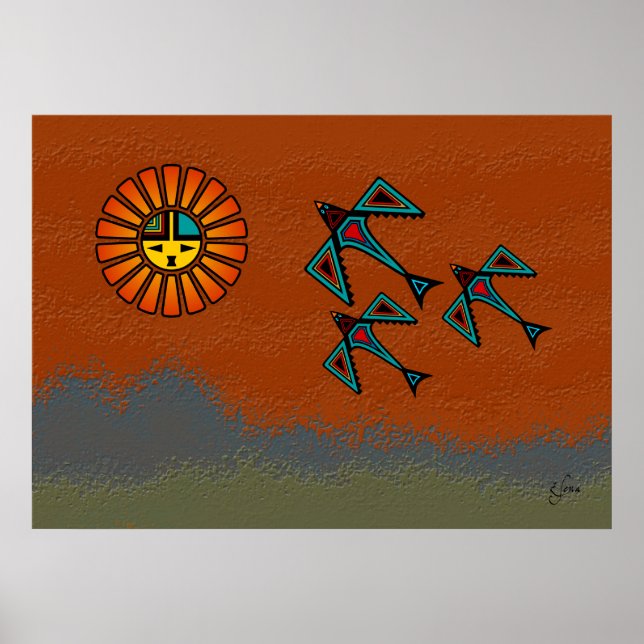 Póster Voo Crow (Frente)