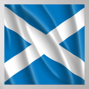 PÓSTER VÔO DA BANDEIRA DE SCOTLAND