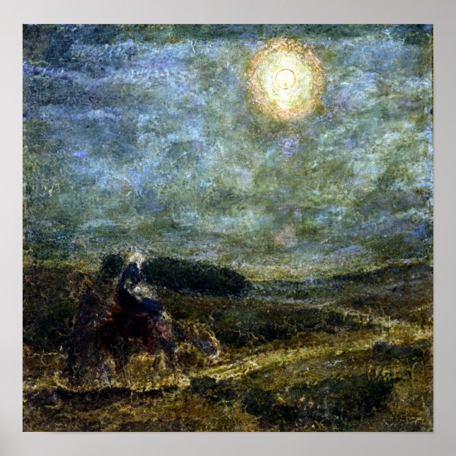 Poster Voo de Henry Ossawa Tanner para o Egito (Frente)