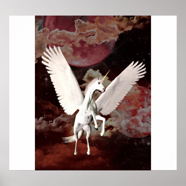 Póster Voo de Unicórnio (Frente)