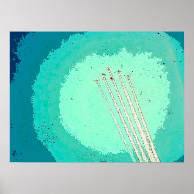 Poster Voo do avião (Frente)