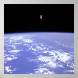 Póster Voo livre no espaço